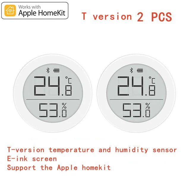 Qingping Temperature Humidity Sensor Digital High-precision Indoor LCD Screen Data Automatic Recording For Xiaomi Apple HomeKit