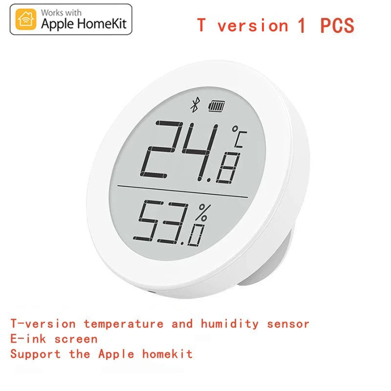 Qingping Temperature Humidity Sensor Digital High-precision Indoor LCD Screen Data Automatic Recording For Xiaomi Apple HomeKit