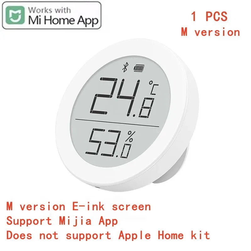 Qingping Temperature Humidity Sensor Digital High-precision Indoor LCD Screen Data Automatic Recording For Xiaomi Apple HomeKit