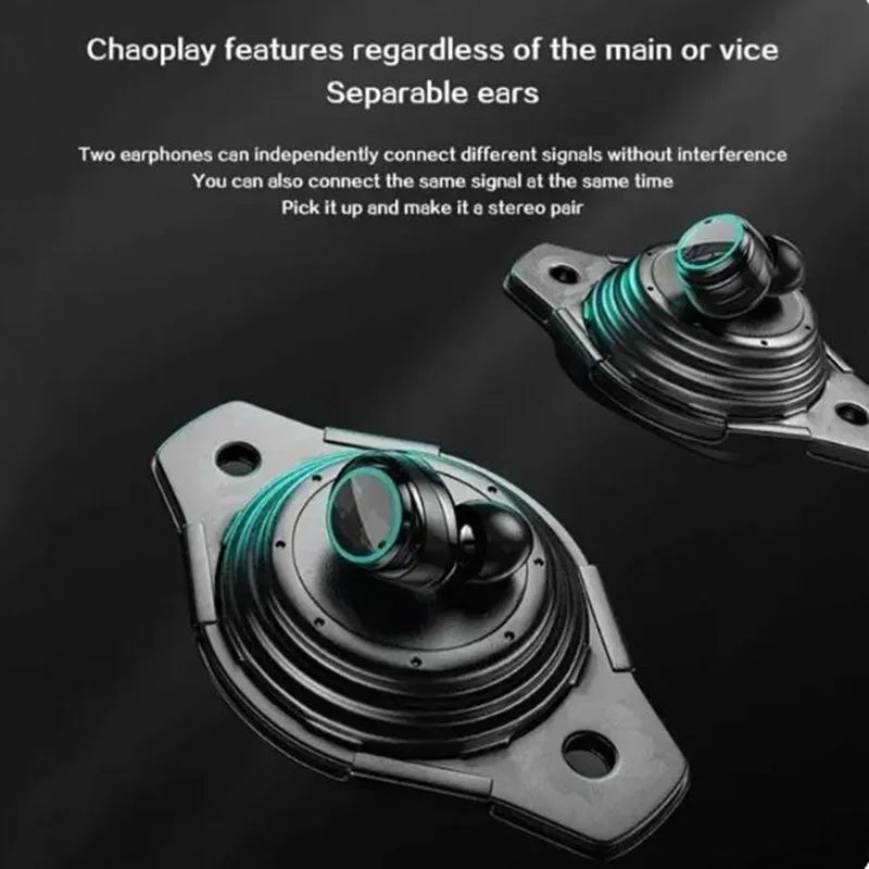 New TWS M25 Bluetooth 5.3 TWS Wireless Headphones with LED Display Stereo Headset Touch Control Earbuds Noise Reduction